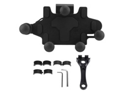 Suporte Mali de Telefone para Moto, Ajustável, 5 Garras, Silicone