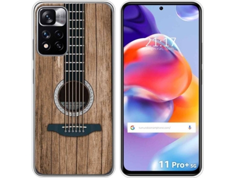 Carcasa para Xiaomi Redmi Note 11 Pro+ Plus 5G TUMUNDOSMARTPHONE Dibujos Madera 11 Multicolor