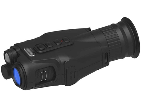 YIZHOOD Night Vision P4-0118 Telescopio de visión nocturna por infrarrojos digital Abs para caza al aire libreNegro-Negro YIZHOOD
