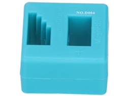Herramienta de magnetización y desmagnetización para destornilladores. Mini accesorio permanente. Ligero, ABS, 83 g.