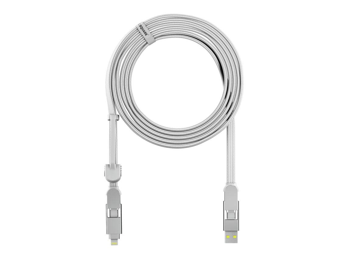 Cable de Carga Incharge ROLLINGSQUARE Xl 3M Blanco