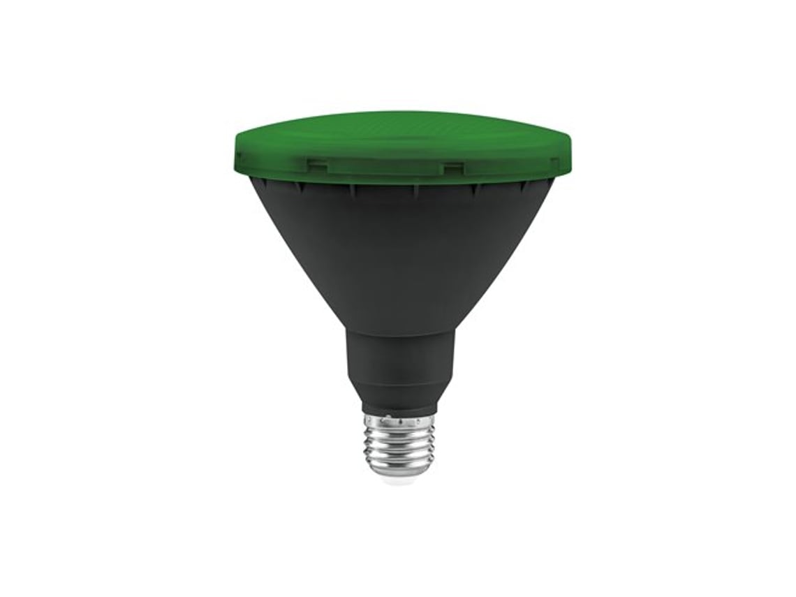 Bombilla LED Par38 IP65 E27 15 W Verde Mate