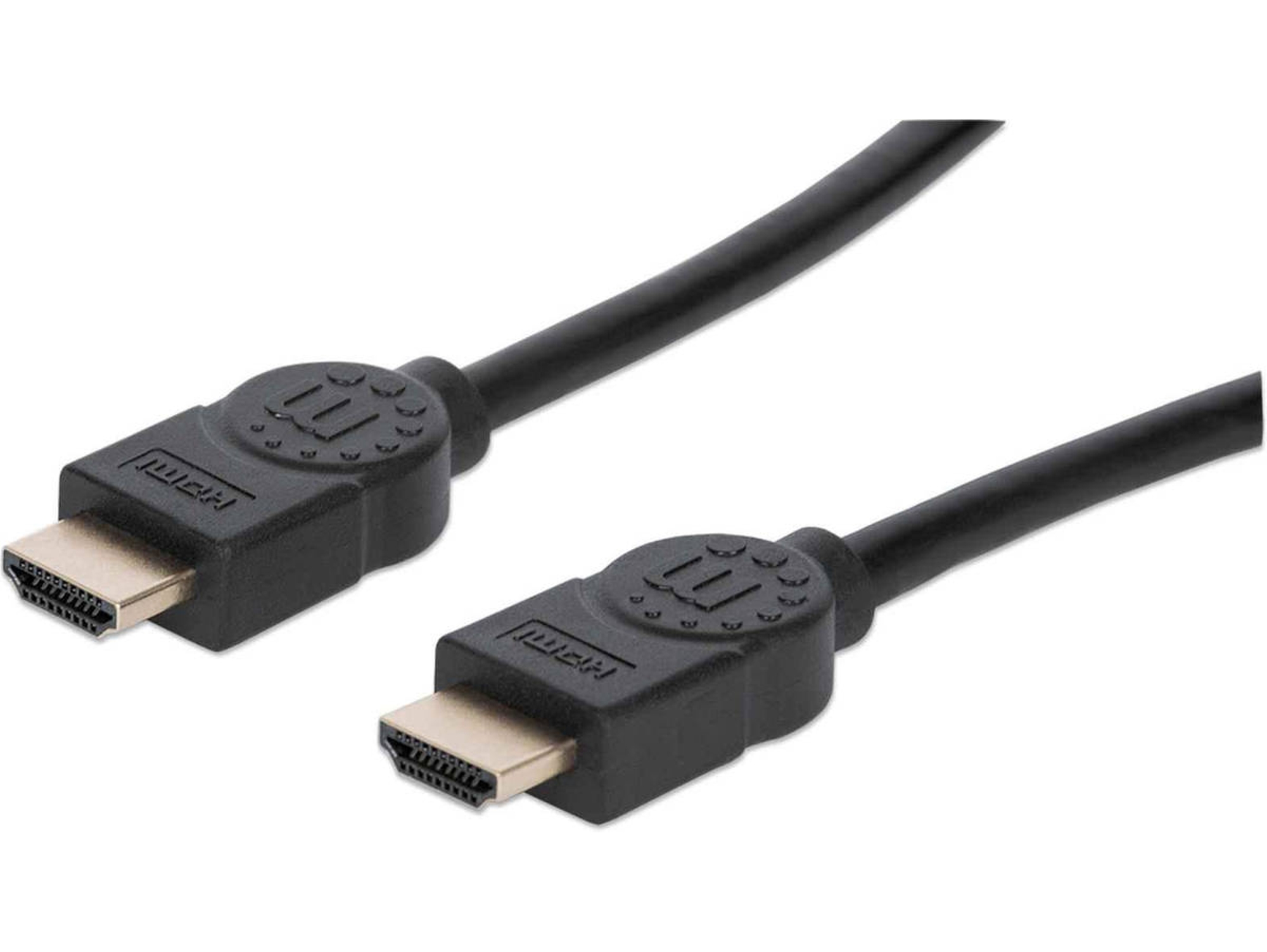 Cable HDMI MANHATTAN (HDMI - 1.8 m - Negro)