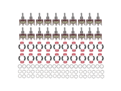 20 Conjuntos Interruptor Toggle Rocker Auto-bloqueo 3 Terminales 3 Posiciones Kit Eléctrico Ac