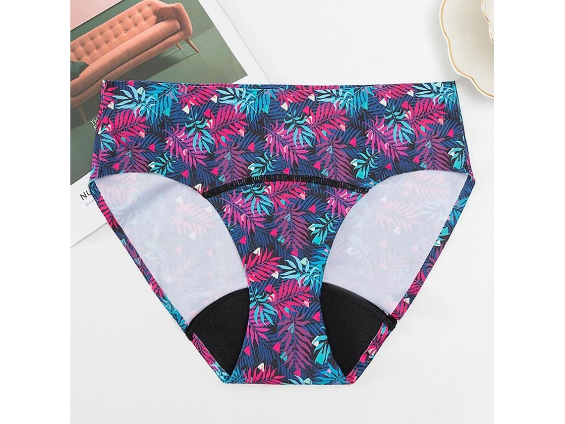Bañador Bikini Antifugas Para Mujeres Y Adolescentes Con Cintura Media Impermeable Para Periodo Xxl Rosa Intenso