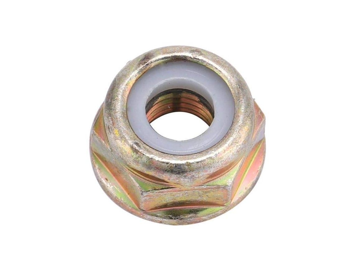 Porca de folha Linjou 2026, porca de folha universal M10x1,25 com rosca esquerda para cortador de grama e roçadeira.