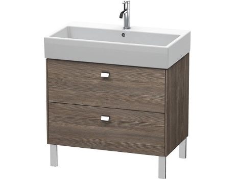 Mueble de aseo DURAVIT Brioso de pie 78,4 x 45,9 cm 2 extraíbles extraíble superior incl. hueco para sifón y delantal para lavabo Vero Air 23508