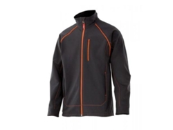 Chaqueta soft shell carry bicolor varios colores talla s-xxl talla m ropa bicolor negro naranja