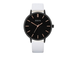 Reloj De Pulsera Unisex Para Parejas, Estilo Clásico De Negocios, Cuarzo De Moda, Blanco.