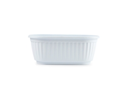 Jardinera Ovalada 25 Cm Ideal Interior Y/O Exterior Blanco PLASTIC FORTE