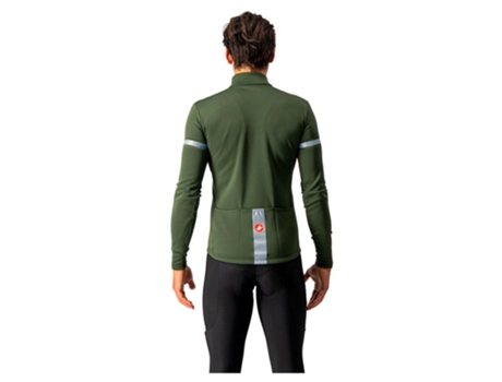 Jerseys CASTELLI Jersey Manga Comprida Fondo 2 Fz Verde 2XL Homem