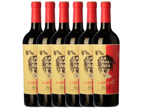 Vino LA MALDITA La Maldita Grenache Rioja Joven (0.75 L - 6 unidades)