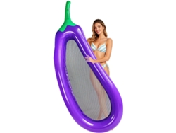 Hamaca Flotante Para Adultos, Sofá Inflable, Apto Para Piscinas, Playas, Berenjena De Mar. Siurn
