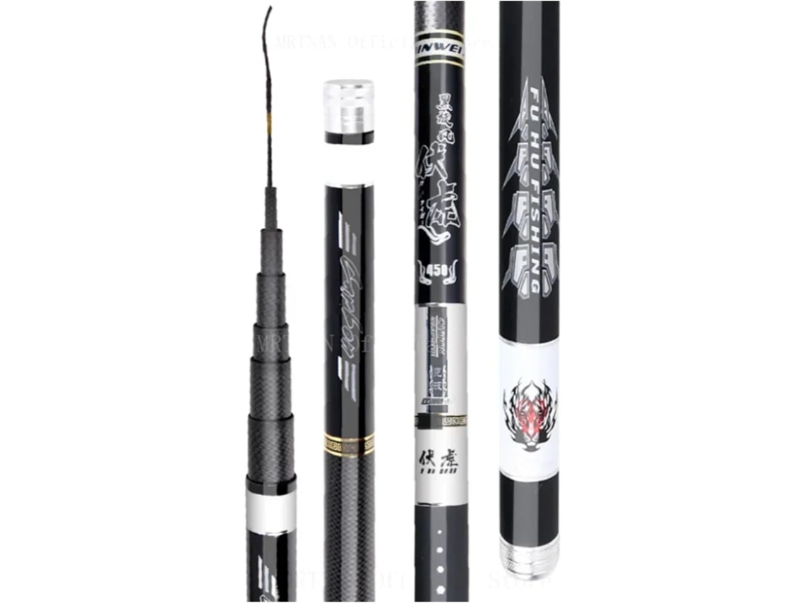 Caña De Pescar Mar, Fija 19 Tune Stream Rod Crucian Carp Principal 2,7 M 3,6 4,5 5,4 630 Cm Telescópica (3,...