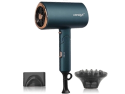 Secador de pelo plegable con viento fuerte, secado rápido, eléctrico para uso doméstico, iones negativos, D GOKOCO