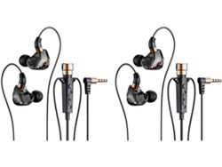 Auriculares Hifi Con Cable (2 Unidades) Con Micrófono Y Cancelación De Ruido Dinámica.