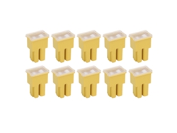 10 Piezas Funda Terminal Hembra Fusible 60a 32v Amarillo Cartucho Para Automóvil Camión