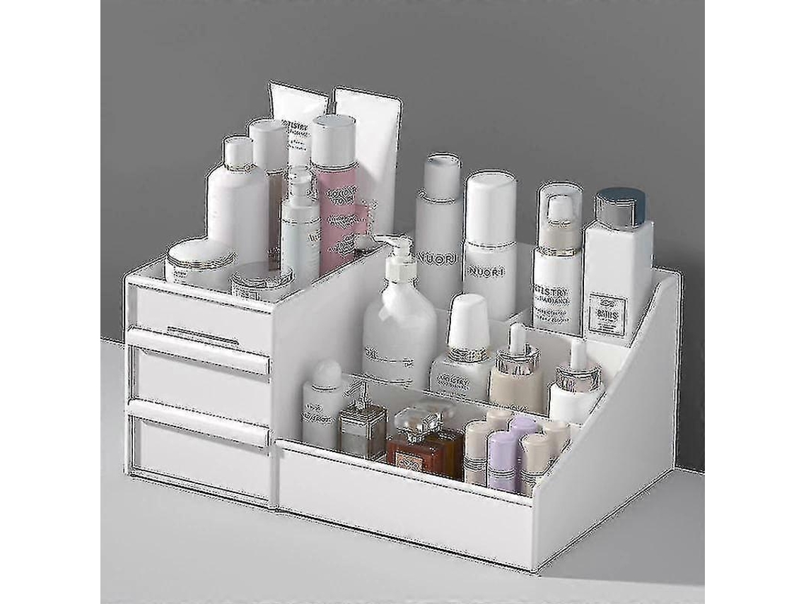 Organizador de escritorio con cajón para herramientas de uñas y maquillaje, ideal para guardar cosméticos. Hengjian