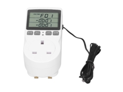 Socket De Control De Temperatura Con Pantalla Lcd, Termostato Electrónico, 50-60hz, Carcasa Abs