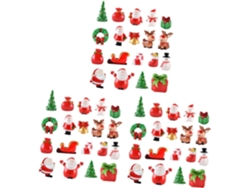 3 Juegos De Micro Paisajes Navideños, Adornos De Decoración Navideña