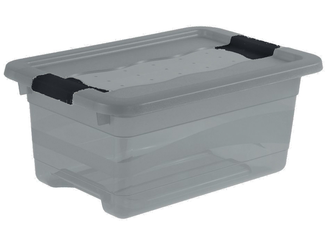 Keeper Cornelia Caja de almacenamiento 4 litros gris cristal KEEEPER