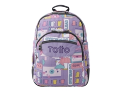 Mochila Escolar Morado Ciber Crayoles TOTTO