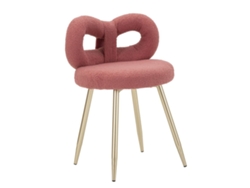 Silla Bow 1, MDF, Rosa, 40x40x67 cm, Epikasa
