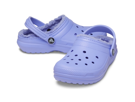 Zuecos de Bebé CROCS Classic Lined Morado (27/28)