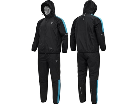 Chándale para Fitness RDX Chándal Sauna Azul (L)