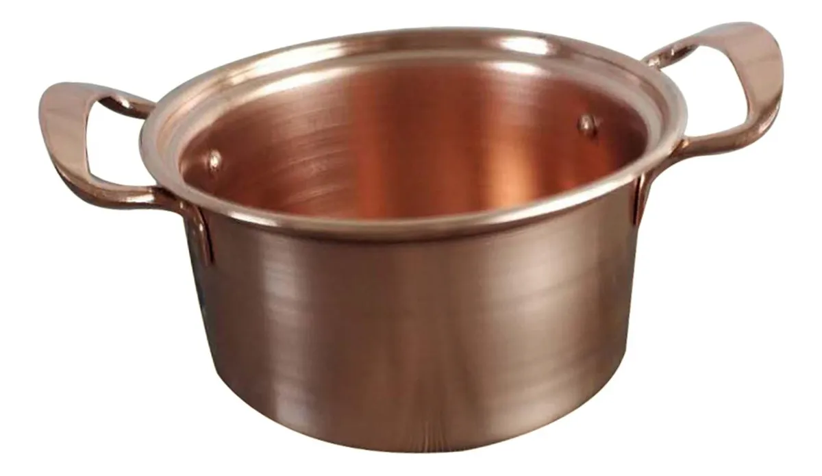 Olla de cobre para fideos instantáneos, olla caliente