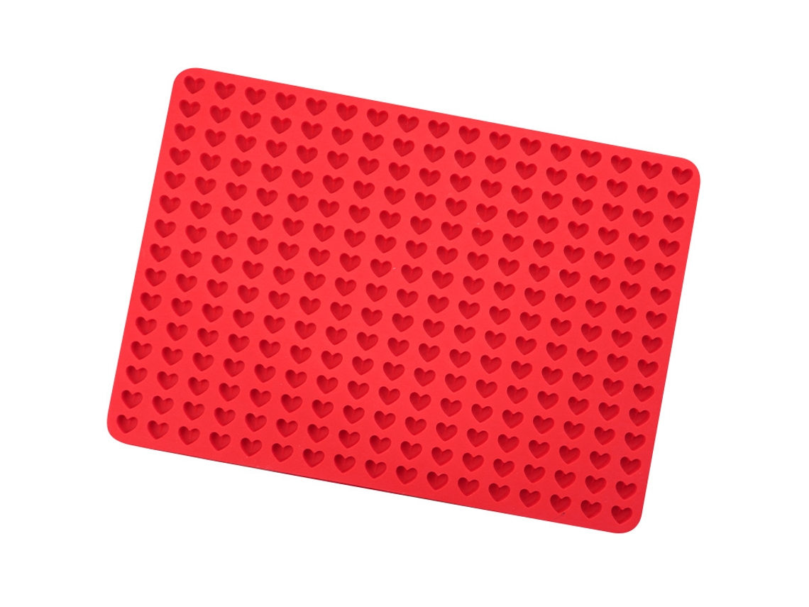 Moldes de silicona flexibles y antiadherentes para mini bocadillos en forma de corazón, material de calidad alimentaria que garantiza una cocción segura en