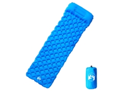 Colchón De Camping Inflable VIDAXL Azul Nylon
