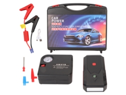Arrancador De Emergencia Para Automóvil Con Inflador De Neumáticos De 150 Psi, Luz Led, Puerto Usb, 1600 A, 12 000 Mah, Pantalla Digital Portátil, Am
