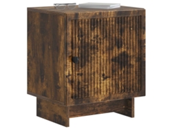 Maison Exclusive - Armario De Noche 2 Pcs Roble Ahumado 43 X 34,5 X 50 Cm