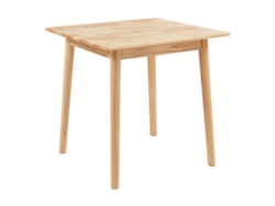 Mesa De Comedor Klijori Cuadrada 75x75x74 Cm - Natural en.casa