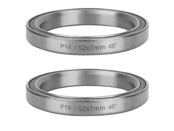 2 Cabezales De Rodamiento De Acero Sellados Para Bicicleta De Montaña De 52 Mm.
