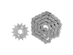 Kit De Piñón Delantero Y Cadena De Acero 428, 14 Dientes Con Cadena De 60 Eslabones Para Motocicletas, Scooters Y Cuatrimotos De 50 Cc, 70 Cc, 90 Cc Y 110 Cc.