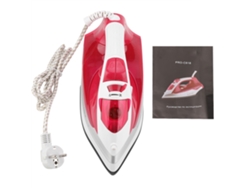 Plancha de vapor 220V con enchufe europeo y control de vapor autolimpiable para la ropa.