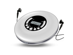 Reproductor De Cd Portátil Con Repetición Ab, Pantalla Lcd, Altavoces Externos, Auriculares Y 5 Efectos De Sonido.