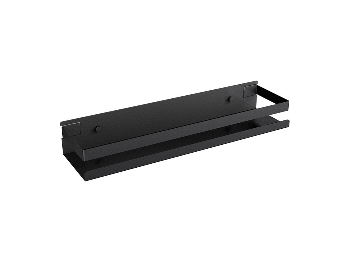 Estantes flotantes elegantes, cestas organizadoras de acero inoxidable para montar en la pared, ideales para baño, cocina y sala de estar. Instalación con pegamento.