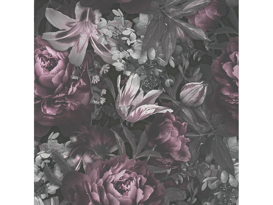 385093-Gu Papel Pintado Flores Liso Mate 5 33 M2 PROFHOME
