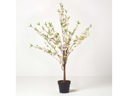 Homescapes Artificial Blossom Tree With Cream Silk Flowers, 135 Cm