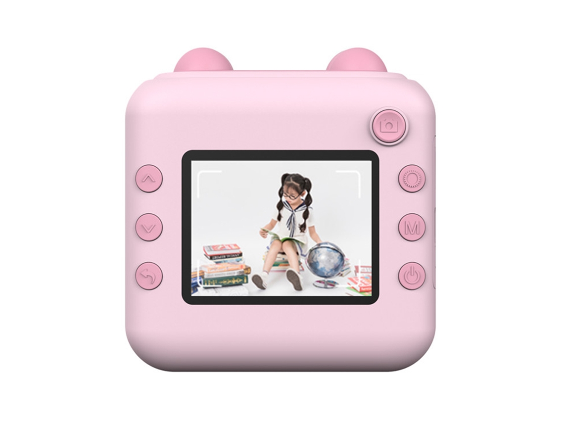 Impressora Fotográfica Instantânea Mini Portátil com Câmera 1080p e Tela 2.4'' S/MARCA