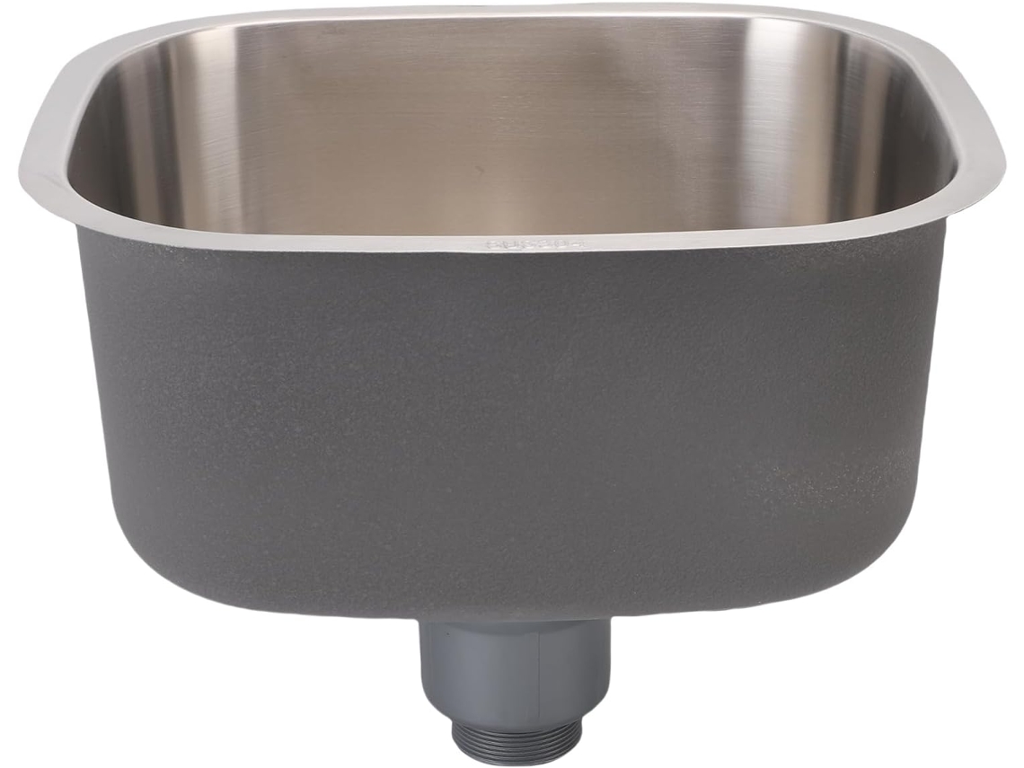 Fregadero Individual De Acero Inoxidable 304, Con Lavabo Integrado Para Cocina, Bar Y Baño.