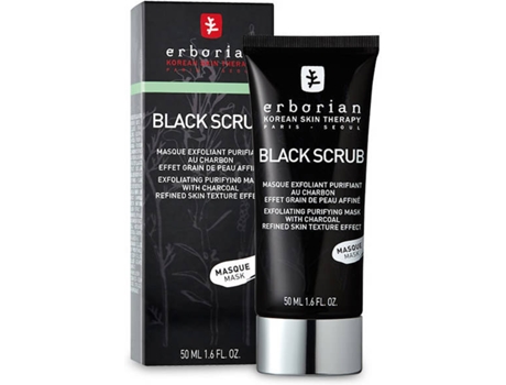 Mascarilla Facial ERBORIAN Black Scrub (50 ml)
