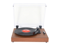 Reproductor De Discos (compatible Con Múltiples Tamaños De Vinilo, Reproducción Inalámbrica Bluetooth) Reproductor De Discos Retro Todo En Uno