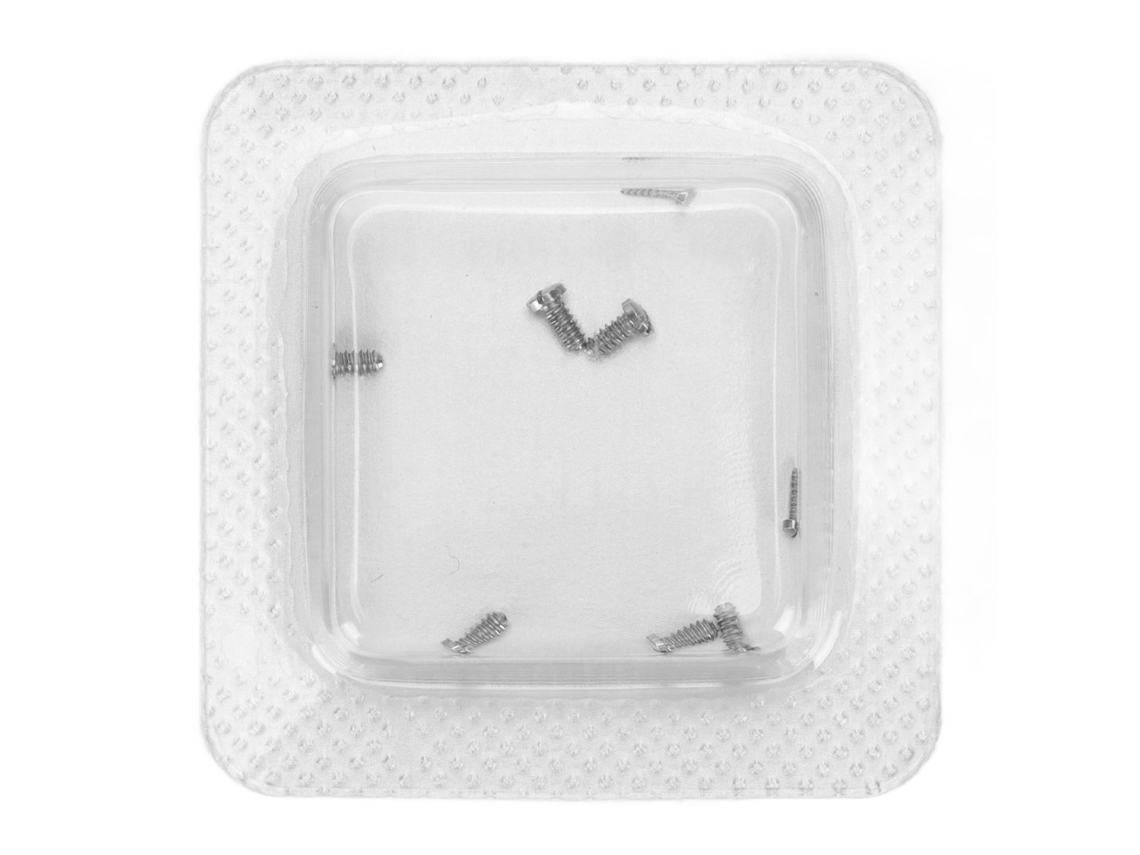Tornillos para tapa de reloj Santos XS de acero inoxidable (8 unidades)