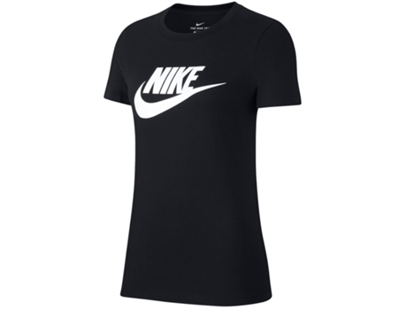 Camiseta NIKE Algodón Mujer (XS - Negro)