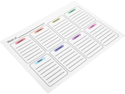 Pegatinas De Pared De Pvc Reutilizables Y Borrables Para Agendas Semanales