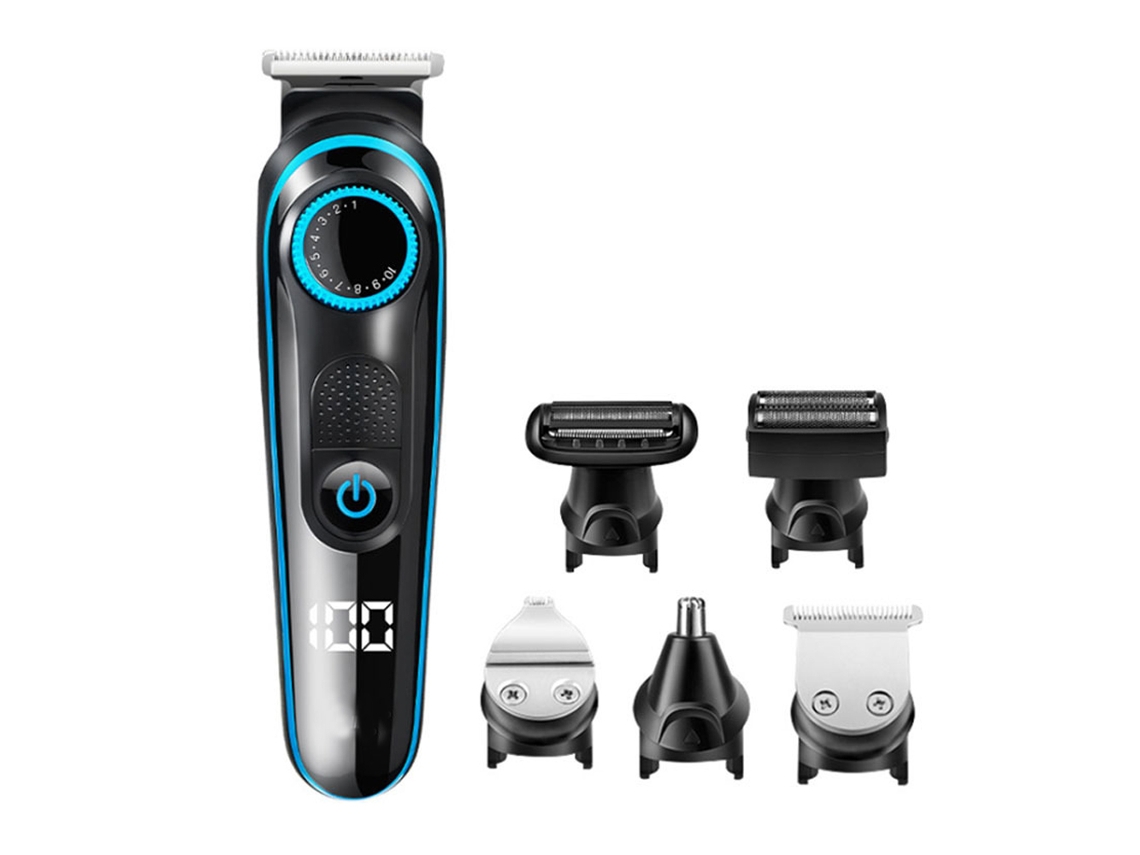 Recortadora De Pelo Profesional Para Caballeros, Máquina Eléctrica Inalámbrica Con Batería Recargable De Iones De Litio Para Un Corte Suave Y Preciso.